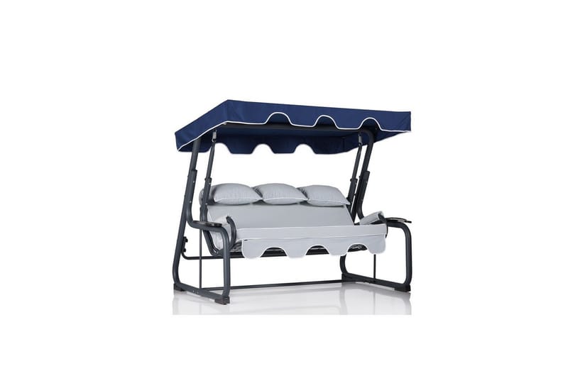 Jaudling Hängsoffa Utomhus 3-sits - Multifärgad - Utemöbler - Utesoffa - Hängsoffa