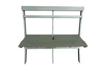 Landet liten soffa utomhus 110x60x89 cm - Träsoffa akacia - Grön - Utemöbler - Utesoffa - Trädgårdssoffa