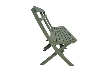 Landet liten soffa utomhus 110x60x89 cm - Träsoffa akacia - Grön - Utemöbler - Utesoffa - Trädgårdssoffa