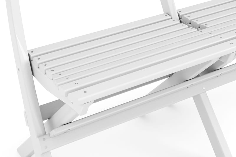 Landet Soffa utomhus 110x60x89 cm - Vit - Utemöbler - Utesoffa - Trädgårdssoffa