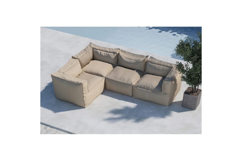 Loungegrupp Rambo 3+1 - Utemöbler - Utesoffa - Trädgårdssoffa