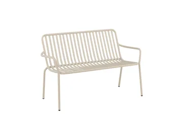 Peking Utebänk - Beige - Utemöbler - Utesoffa - Trädgårdsbänk & utebänk
