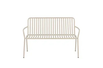Peking Utebänk - Beige - Utemöbler - Utesoffa - Trädgårdsbänk & utebänk