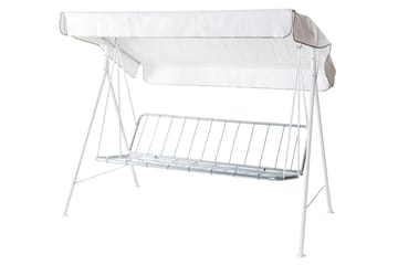 Riviera 3- pers. hammock, 84B - Vit/Rosa - Utemöbler - Utesoffa - Hammock