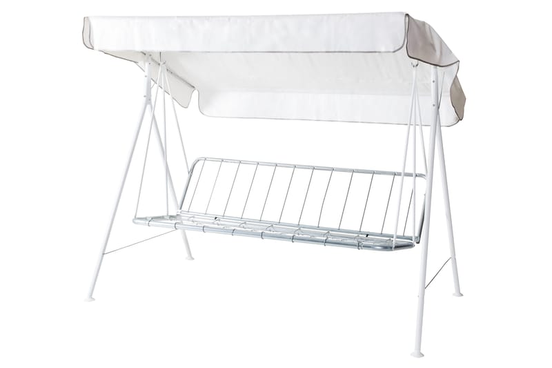 Riviera 3- pers. hammock, 84B - Vit/Rosa - Utemöbler - Utesoffa - Hammock