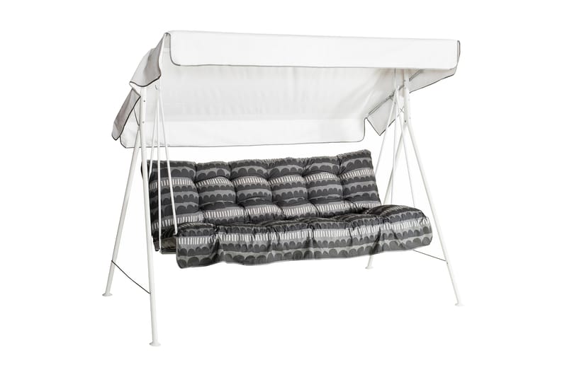 Riviera 3- pers. hammock, 83B - Vit/grå - Utemöbler - Utesoffa - Hammock