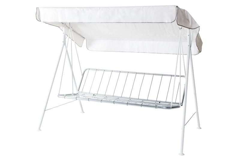 Riviera 3- pers. hammock, 83B - Vit/grå - Utemöbler - Utesoffa - Hammock