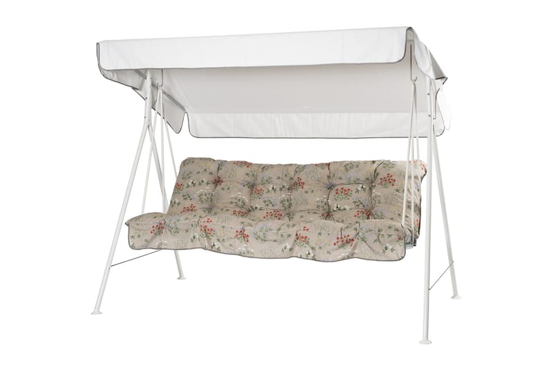 Riviera Komplett Hammock 190 cm - Vit/Blommig - Utemöbler - Utesoffa - Hammock