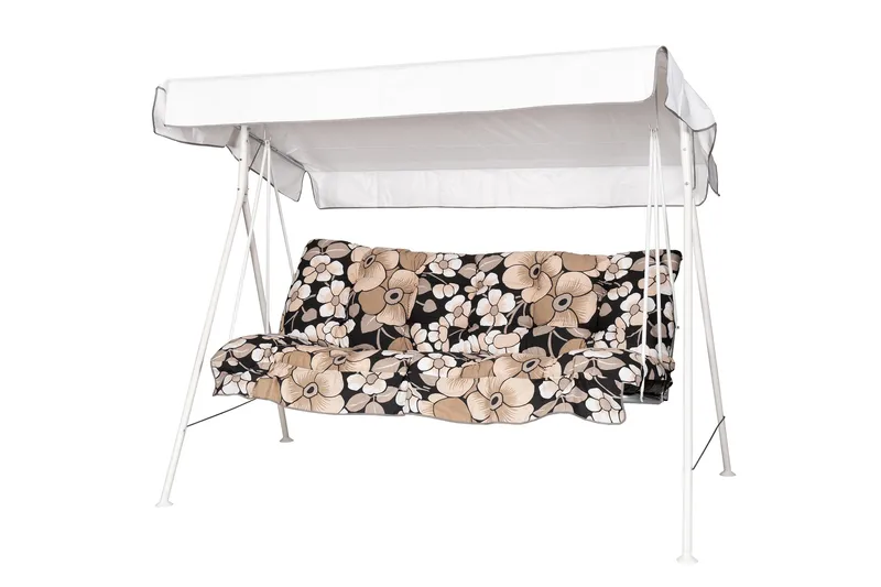 Riviera Komplett Hammock 190 cm - Vit/Blommig - Utemöbler - Utesoffa - Hammock
