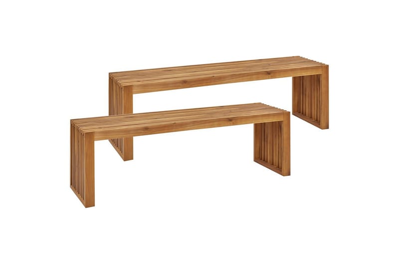 Set med 2 trädgårdsbänkar Sulzano, undefined