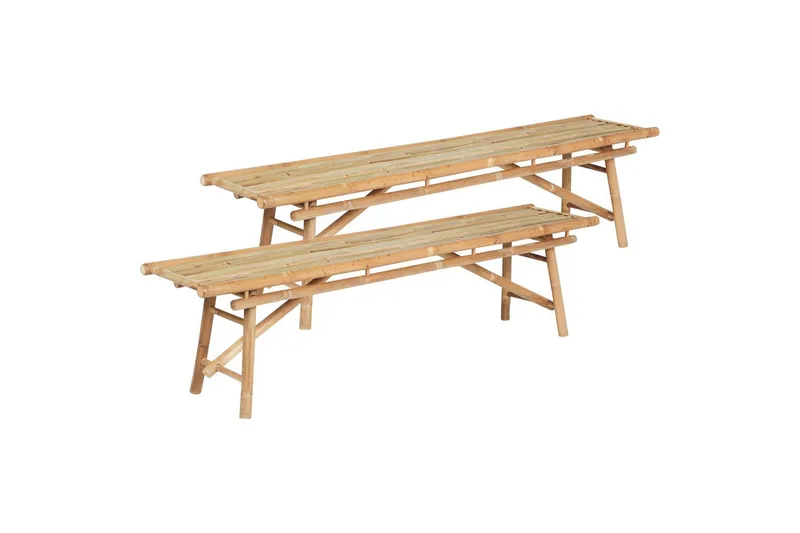 Set med 2 trädgårdsbänkar Tindari, undefined