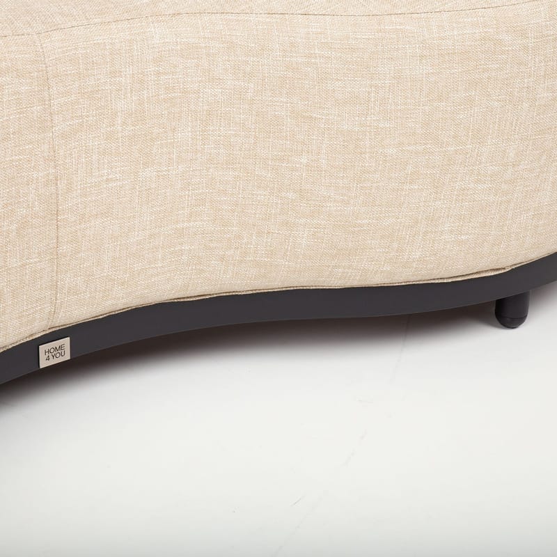 Soffa Amano 2-sits - Beige - Utemöbler - Utesoffa - Trädgårdssoffa