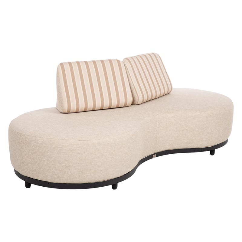 Soffa Amano 2-sits - Beige - Utemöbler - Utesoffa - Trädgårdssoffa