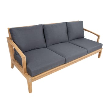 Soffa Maldive 3-sits - Brun - Utemöbler - Utesoffa - Trädgårdssoffa
