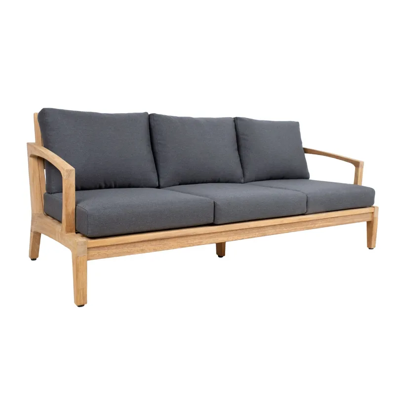 Soffa Maldive 3-sits, Brun