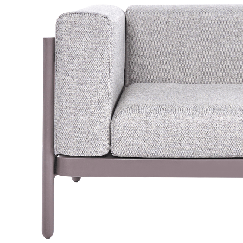 Soffa utomhus 2-Sits Ferretti - Grå/Beige - Utemöbler - Utesoffa