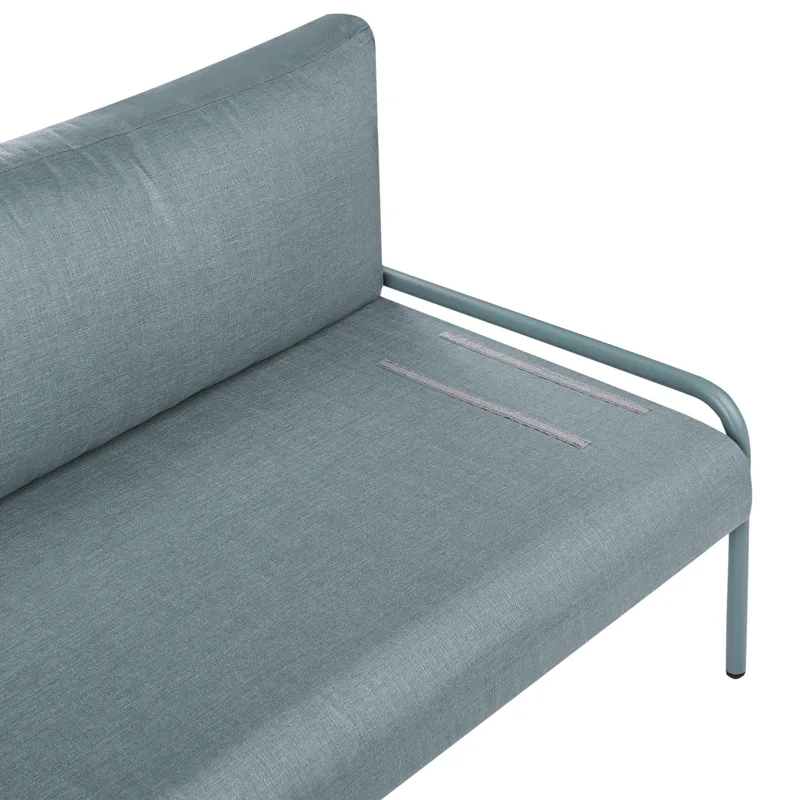 Soffa utomhus 2-Sits Solofra - Grön - Utemöbler - Utesoffa