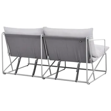 Soffa utomhus 2-Sits Ponte - Grå - Utemöbler - Utesoffa