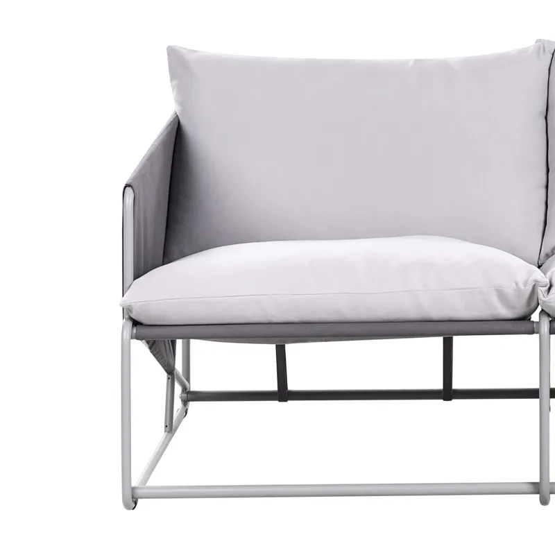 Soffa utomhus 2-Sits Ponte - Grå - Utemöbler - Utesoffa