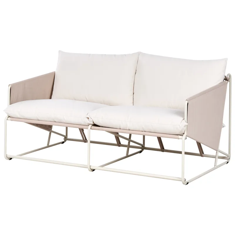 Soffa utomhus 2-Sits Ponte - Taupe/Beige - Utemöbler - Utesoffa
