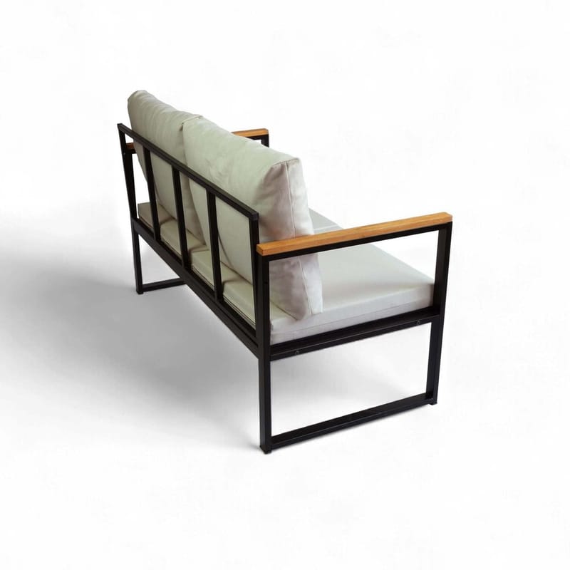 Sylros Trädgårdssoffa 130 cm - Beige - Utemöbler - Utesoffa - Trädgårdssoffa