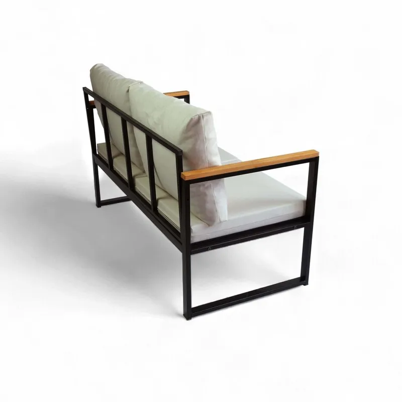 Sylros Trädgårdssoffa 130 cm - Beige - Utemöbler - Utesoffa - Trädgårdssoffa