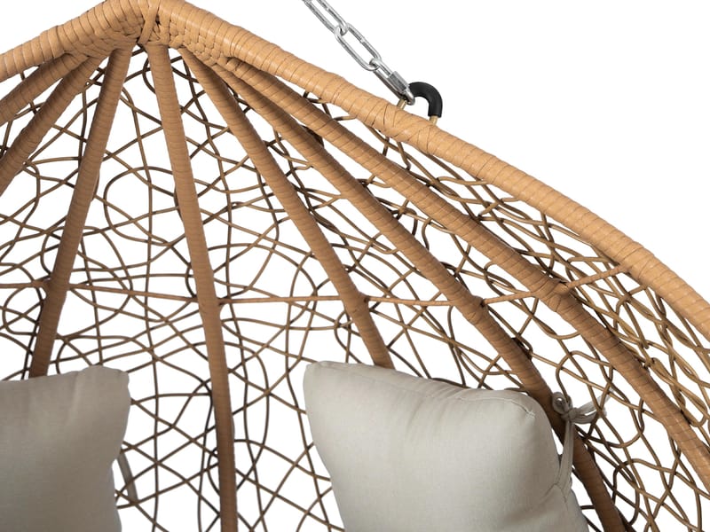 Tavero Hängstol utomhus - svart, beige - Utemöbler - Utesoffa - Hängsoffa