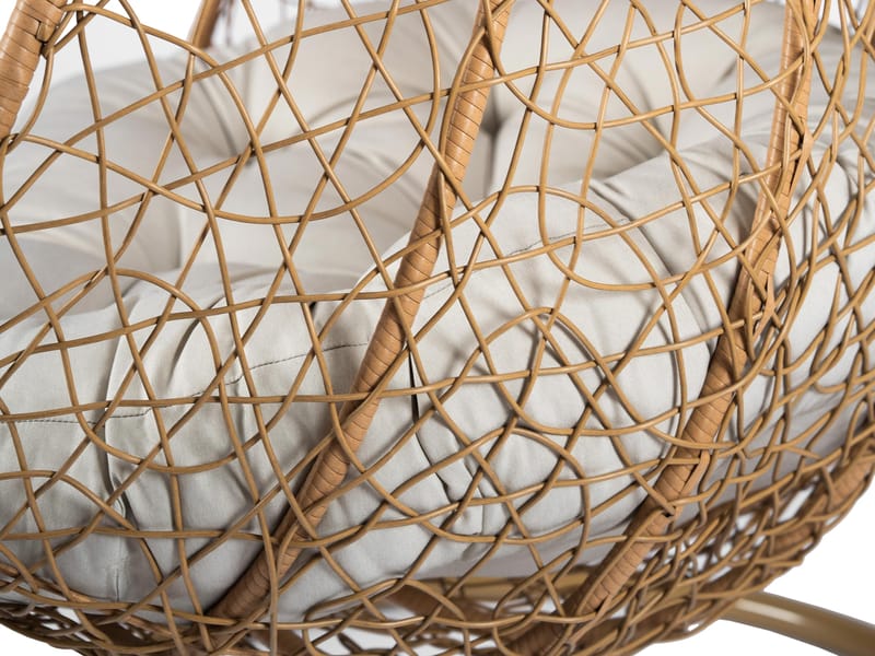 Tavero Hängstol utomhus - svart, beige - Utemöbler - Utesoffa - Hängsoffa