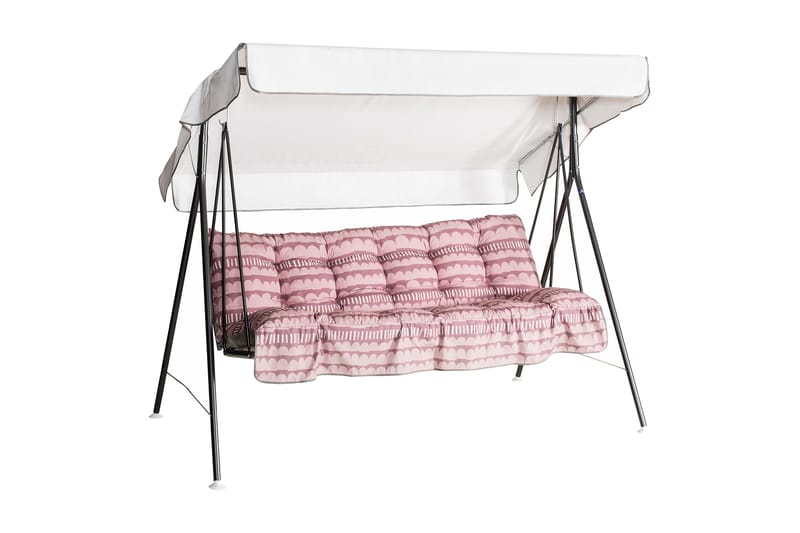 Teneriffa 3- pers. hammock, 84B - Grå/Rosa - Utemöbler - Utesoffa - Hammock