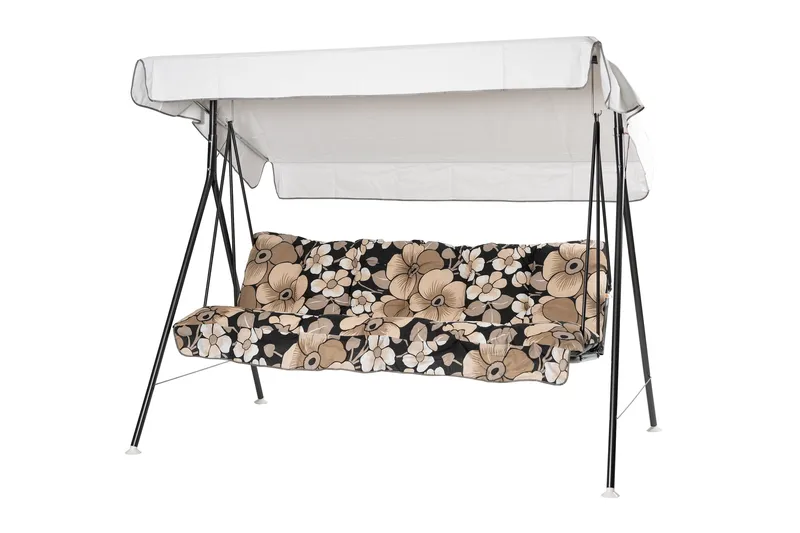 Teneriffa Komplett Hammock 190 cm - Grå/Blommig - Utemöbler - Utesoffa - Hammock