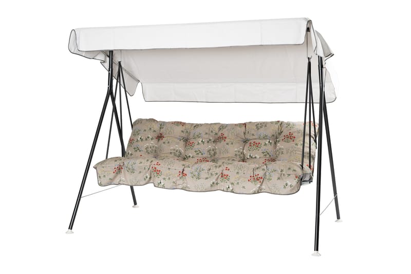 Teneriffa Komplett Hammock 190 cm, Grå/Blommig