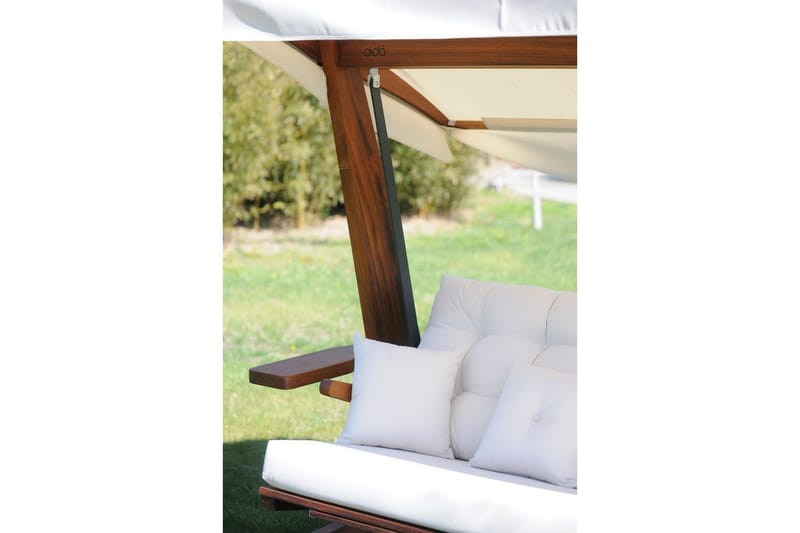 Trädgårds Trippel Gungstol Dasina Natur / Beige - Natur / Beige - Utemöbler - Utesoffa - Hängsoffa