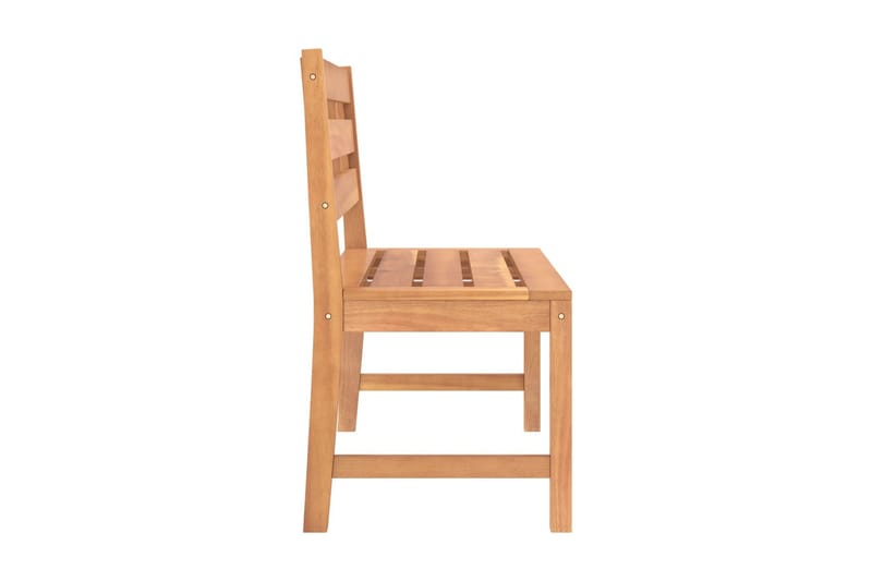 Trädgårdsbänk 114 cm massiv teak - Brun - Utemöbler - Utesoffa - Trädgårdsbänk & utebänk