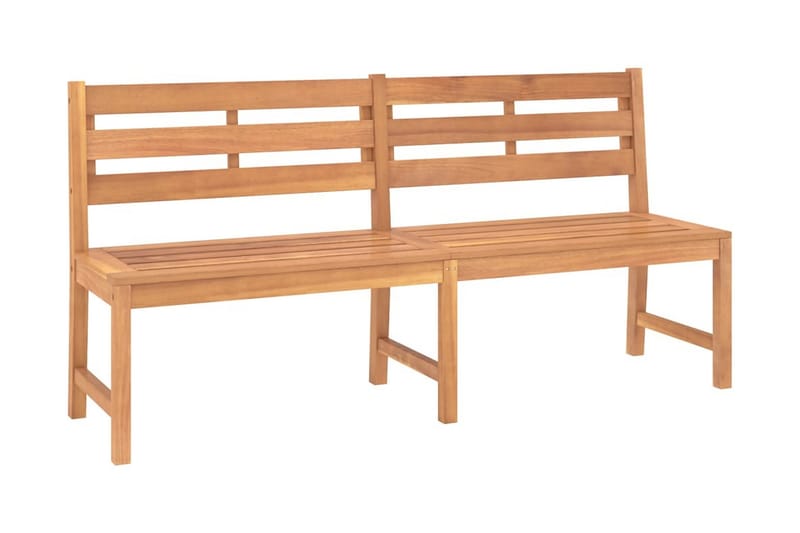 Trädgårdsbänk 180 cm massiv teak - Brun - Utemöbler - Utesoffa - Trädgårdsbänk & utebänk
