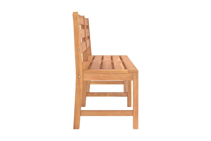 Trädgårdsbänk 180 cm massiv teak - Brun - Utemöbler - Utesoffa - Trädgårdsbänk & utebänk