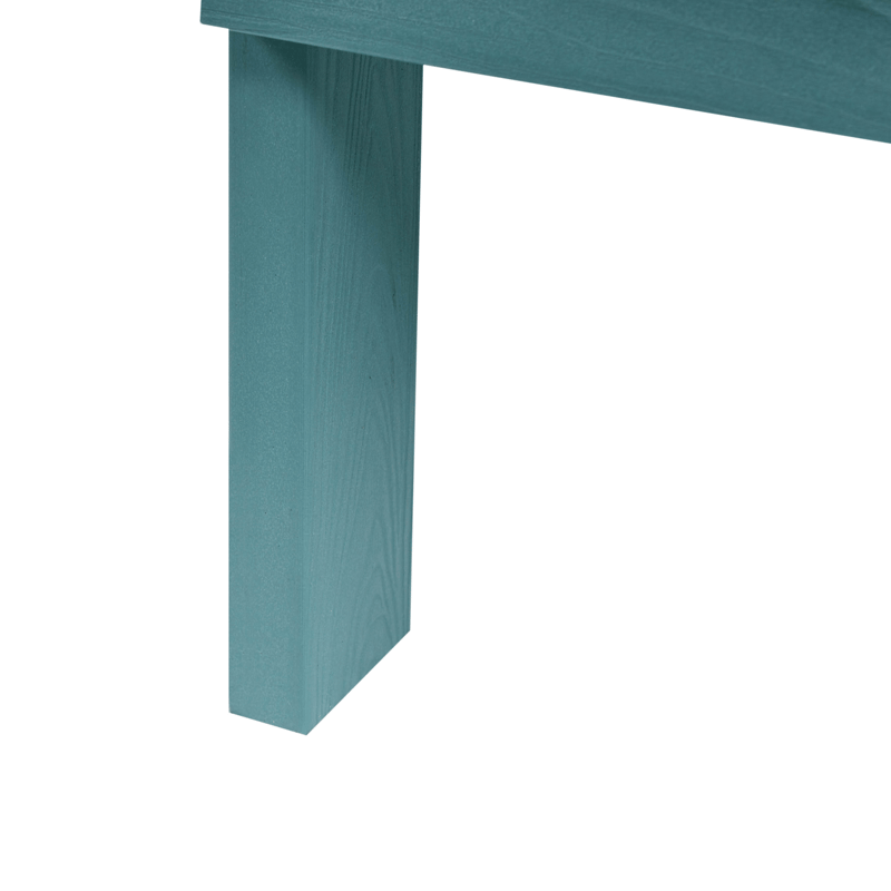 Trädgårdsbänk Adirondack 125 cm - Blå - Utemöbler - Utesoffa - Trädgårdsbänk & utebänk