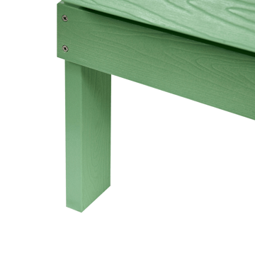 Trädgårdsbänk Adirondack 125 cm - Grön - Utemöbler - Utesoffa - Trädgårdsbänk & utebänk
