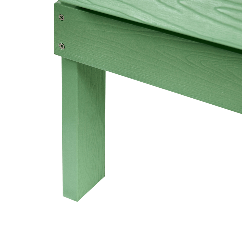 Trädgårdsbänk Adirondack 125 cm - Grön - Utemöbler - Utesoffa - Trädgårdsbänk & utebänk