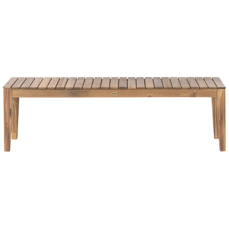 Trädgårdsbänk Chioggia 155 cm Akaciaträ - Brun - Utemöbler - Utesoffa - Trädgårdsbänk & utebänk