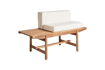 Trädgårdsbänk Giaveno - 135x65x84 cm - Utemöbler - Utesoffa - Trädgårdsbänk & utebänk
