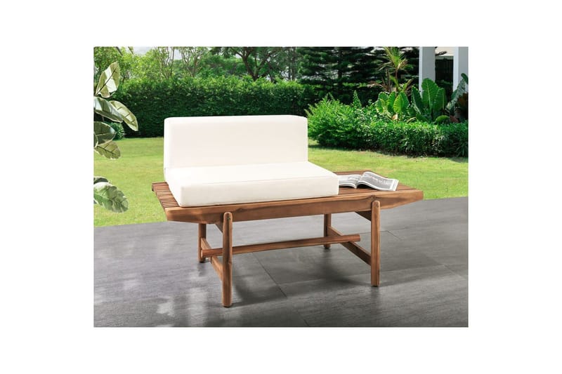 Trädgårdsbänk Giaveno - 135x65x84 cm - Utemöbler - Utesoffa - Trädgårdsbänk & utebänk