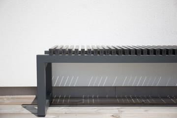 Athena Bänk Utomhus 140 cm - Svart - Utemöbler - Utesoffa - Trädgårdsbänk & utebänk