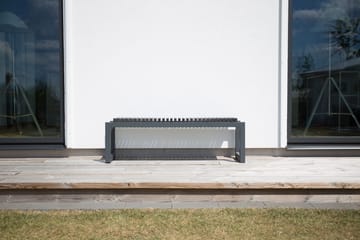 Athena Bänk Utomhus 140 cm - Svart - Utemöbler - Utesoffa - Trädgårdsbänk & utebänk