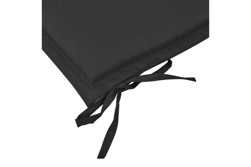 Dyna för Trädgårdsbänk svart 120x50x3 cm - Svart - Utemöbler - Utesoffa - Trädgårdsbänk & utebänk