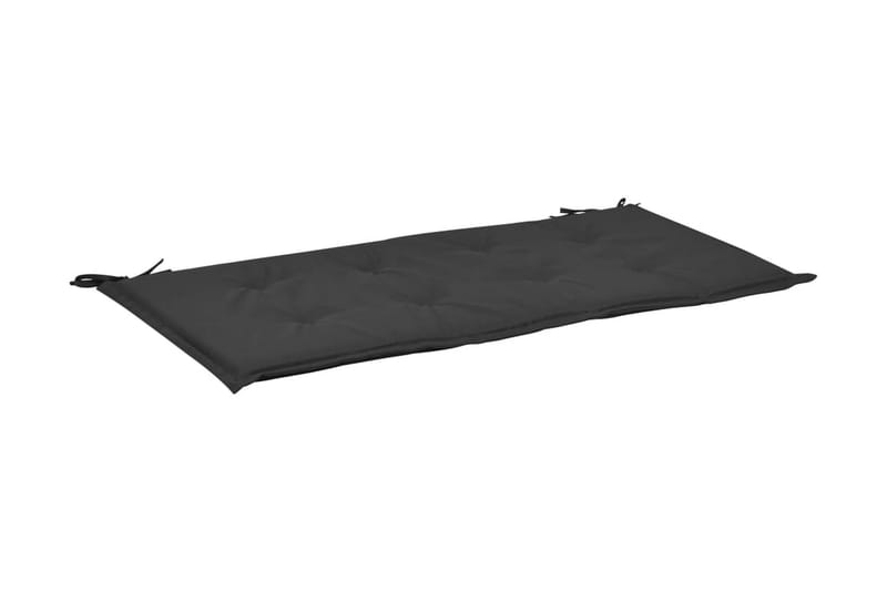 Dyna för Trädgårdsbänk svart 120x50x3 cm - Svart - Utemöbler - Utesoffa - Trädgårdsbänk & utebänk