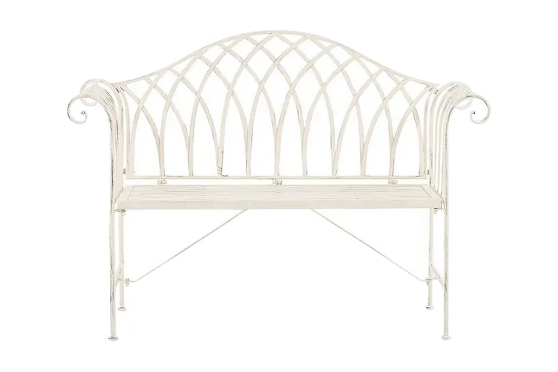 Estadilla Trädgårdsbänk, Vit