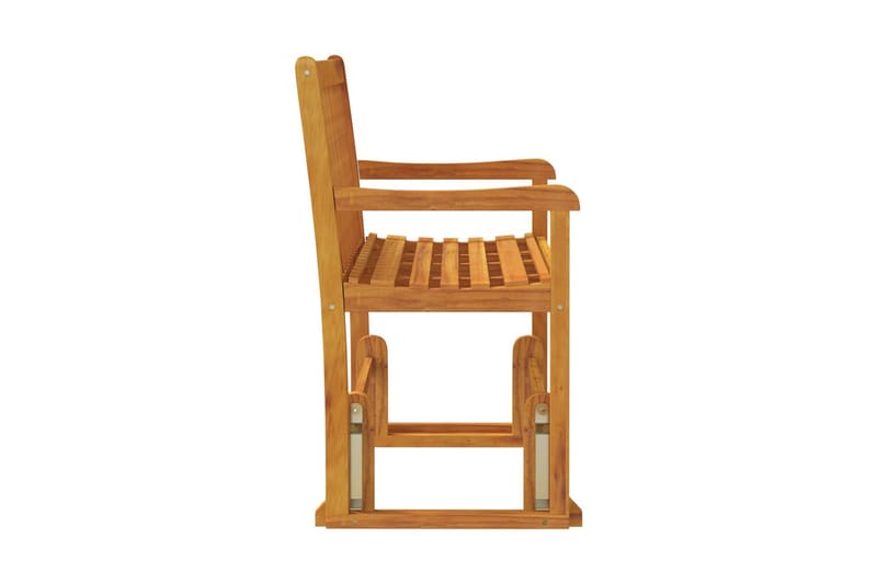 GungBänk Utomhus 110 cm massivt akaciaträ - Brun - Utemöbler - Utesoffa - Trädgårdsbänk & utebänk
