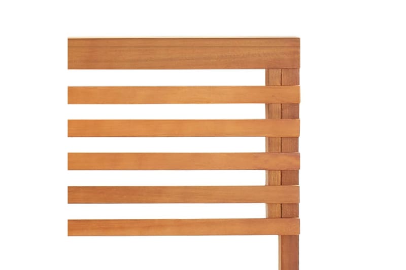 HörnBänk Utomhus 140 cm massivt akaciaträ - Brun - Utemöbler - Utesoffa - Trädgårdsbänk & utebänk