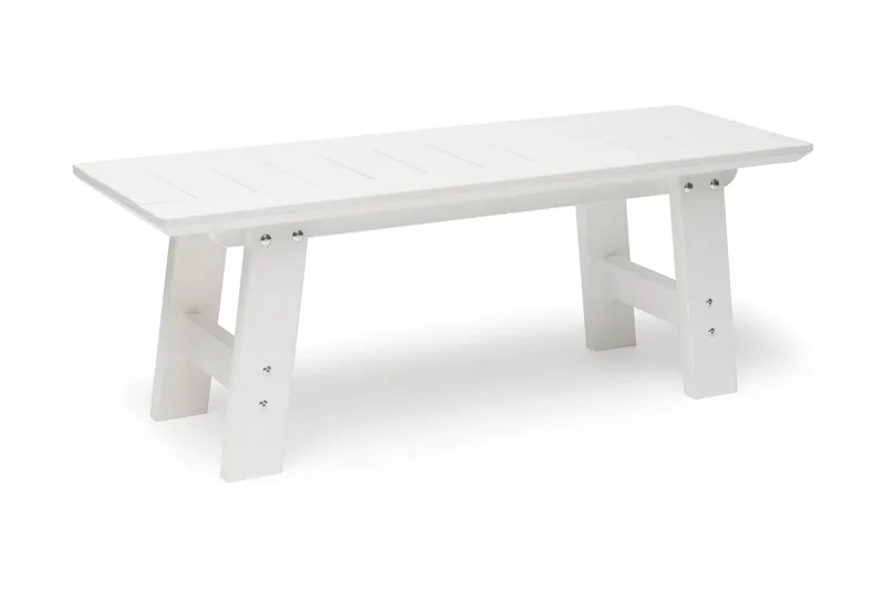 Hillerstorp Bullerö Bänk Utomhus 2-sits Furu, Vitlaserad