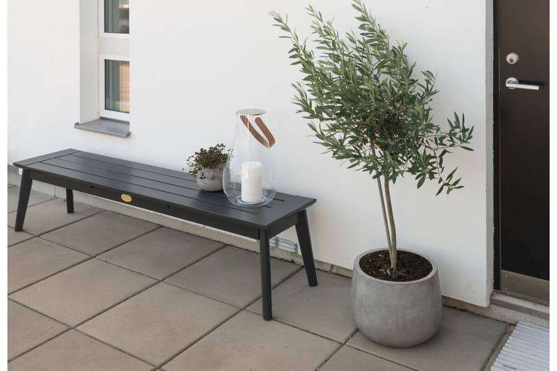 Hillerstorp Utestoltö Bänk Utomhus Svart - Svart - Utemöbler - Utesoffa - Trädgårdsbänk & utebänk